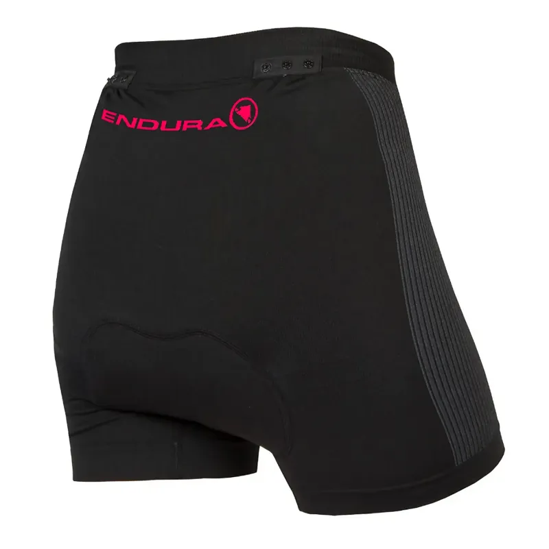 Endura Women's Engineered Padded Boxer Shorts in Black-1